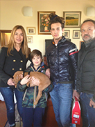 MONICA CON FAMIGLIA E TEO-GENNAIO 2015